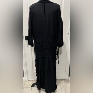 NWT Grade & Gather Black Maxi Dress Sz M